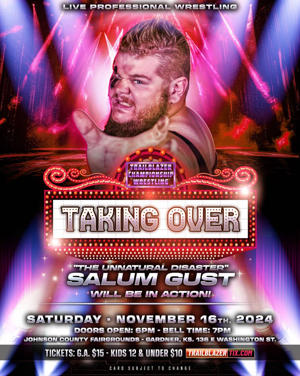 Match Announcement: Taking Over – Salum Gust Will be in Action!